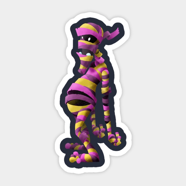 Mummified Breakfast Sticker by TheGreatJery